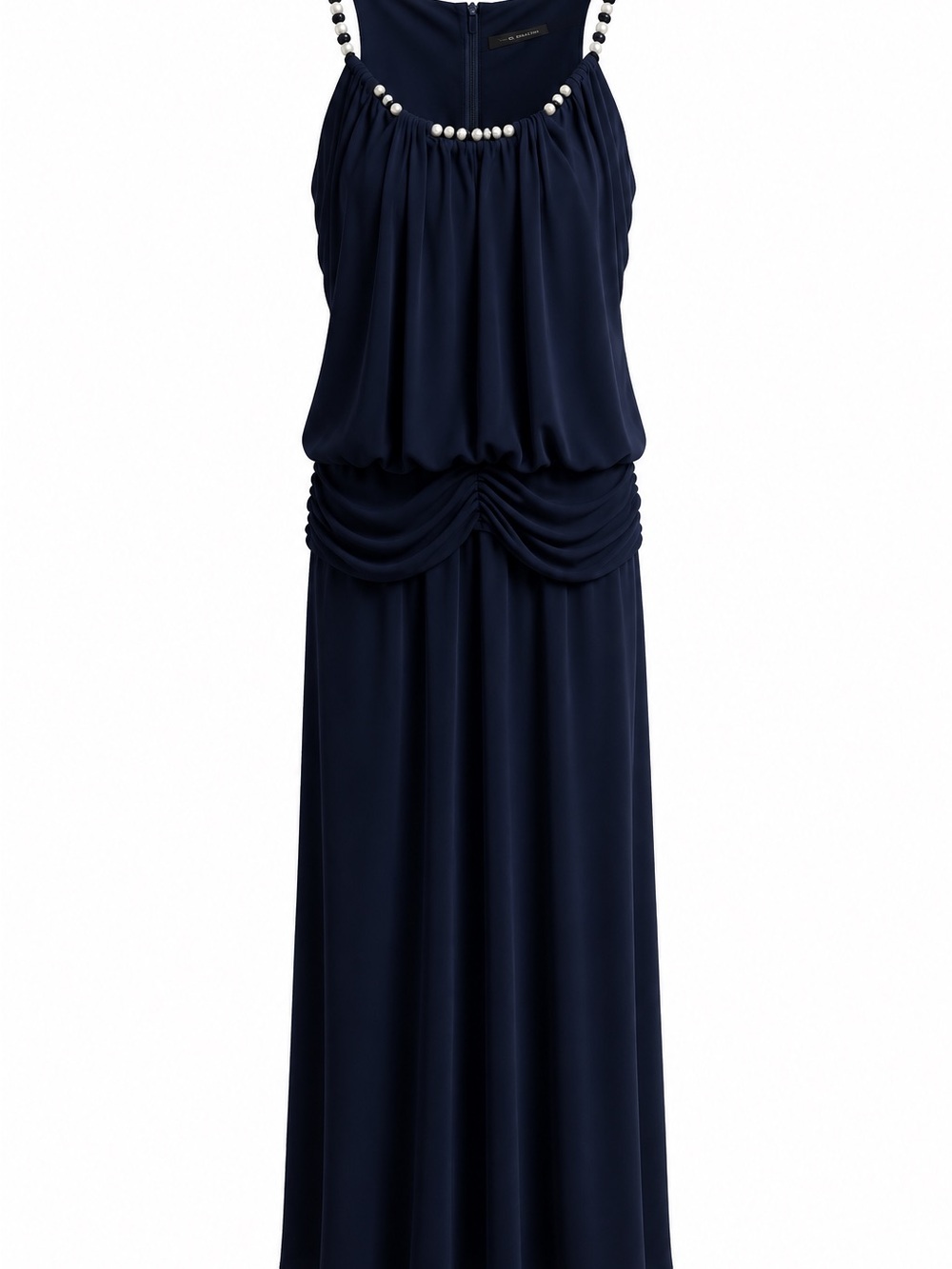 David Meister Navy  Evening Maxi Dress